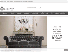 Tablet Screenshot of bazzarfabrics.com